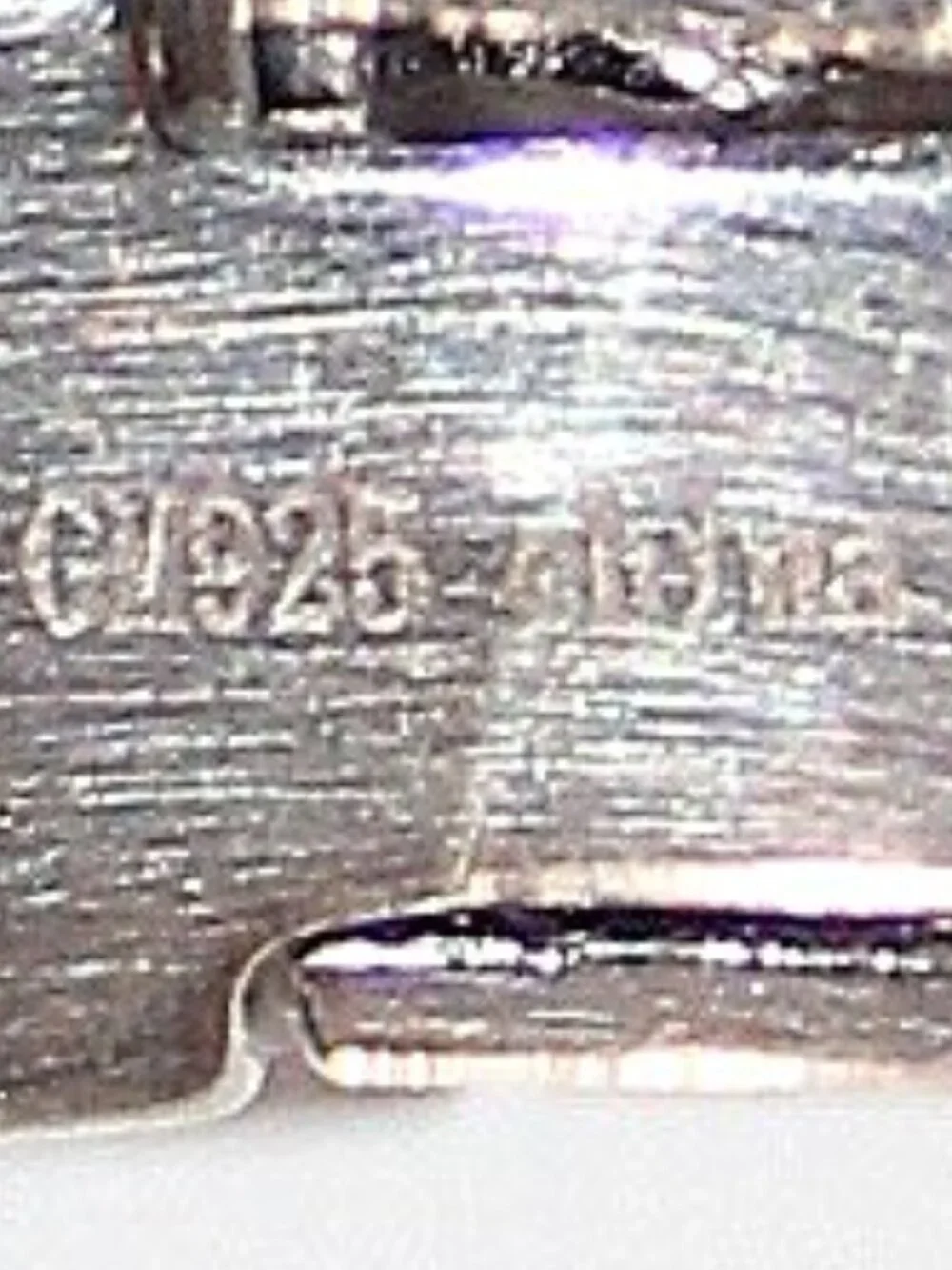 Sterling Silver Cubic Zirconia Bangle Bracelet 18 Grams - Picture 4 of 4